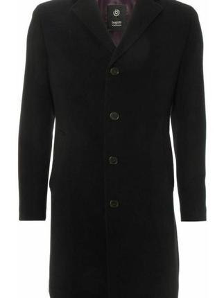 Шерстяное серое мужское пальто от bugatti3 фото