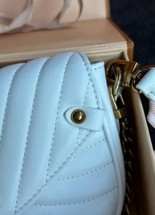 Сумка кожаная в стиле louis vuitton new wave multi pochette bag white/gold2 фото