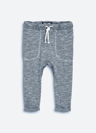 Стильні бавовняні штани джогери next для хлопчика 1,5-2 років, 92 см1 фото
