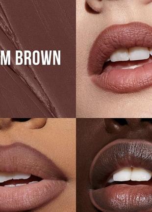 Huda beauty lip contour 2.0 warm brown/олівчик для губ/кремовий стійкий олівець для губ2 фото