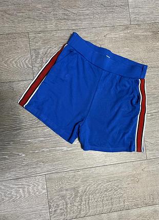 🛍️синие трикотажные шорты amisu 10/m