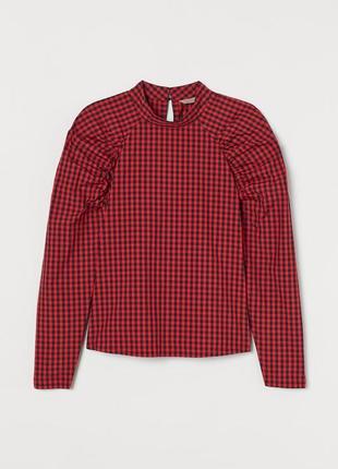 Блуза з пишними рукавами h&m 🛍️1+1=3🛍️