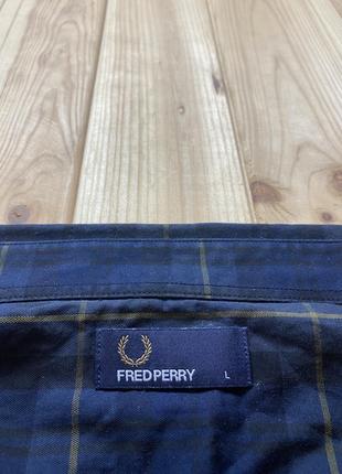 Сорочка fred perry з нових колекцій у клітинку3 фото