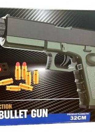 Іграшковий пістолет glock 19 з м'якими кулями || іграшкова зброя