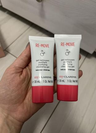 Clarins re-move gel cleansing1 фото