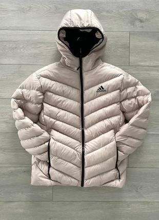 Зимняя мужская куртка пуховик спортивна зимова куртка пухова adidas