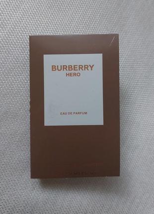 Мужская парфюмированная вода пробник burberry hero edp