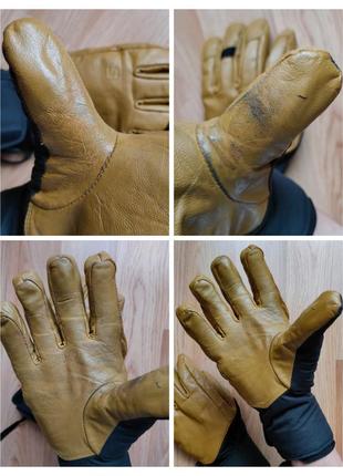Зимние перчатки salomon goretex кожаные горнолыжные перчатки xl9 фото