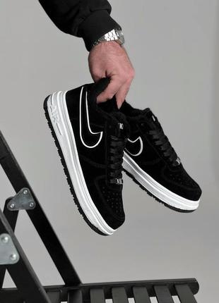 Nike air force low winter/зимний мужественный кроссовки/мужские зимние кроссовки8 фото