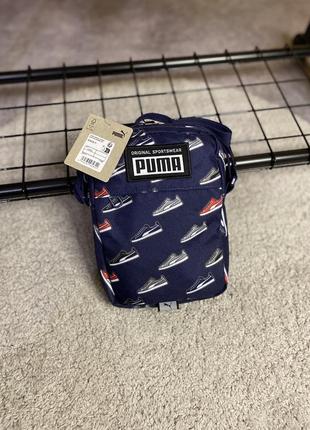 Puma academy portable оригинал новая мужская сумка через плечо барсетка месенджер бананка4 фото