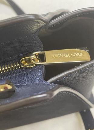 Сумка michael kors selma medium navy5 фото