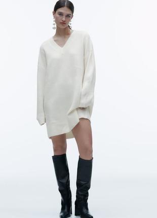 Zara сукня-светр, l5 фото