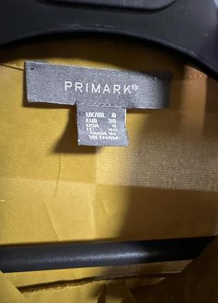 Блузка рубашка горчичного цвета primark s/m4 фото