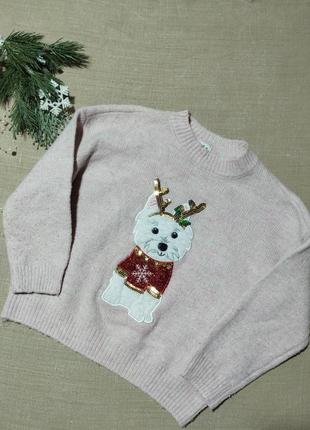 Свитер с собачкой🍾