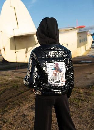 Куртки бомберы с капюшоном 2