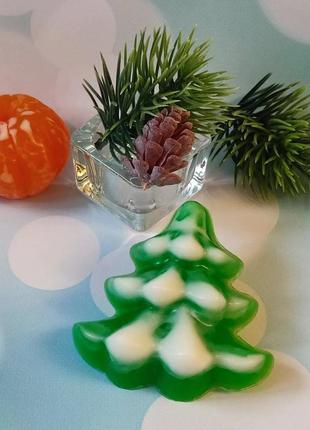 Набір новорічного мила ручної роботи з рослинними та ефірними7 фото