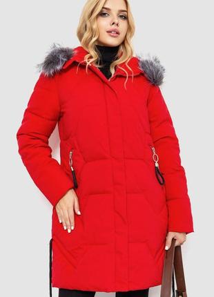 Куртка женская демисезонная, цвет красный, размер m, 235r2262