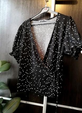 Шикарная, новая, мягенькая блуза блузка на запах. tu3 фото