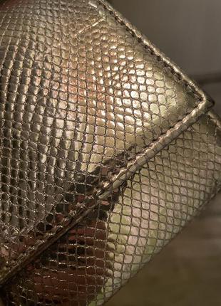 Кожаная сумка rittoni италия, нарядный клатч, сумочка