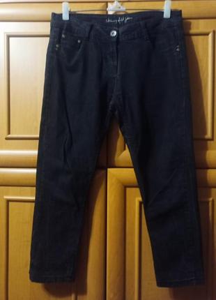 Бриджи джинсовые черные. denim_co. eur 42, uk14.