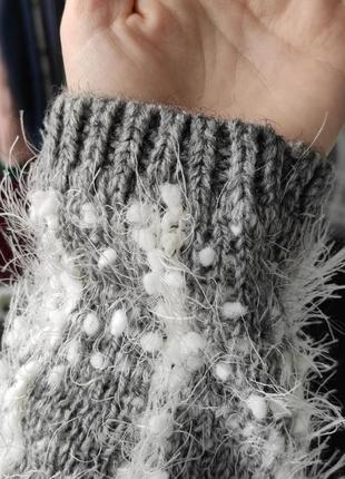 Невероятно теплящий свитер травка английского бренда bonmarchе (балта)4 фото