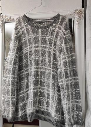 Невероятно теплящий свитер травка английского бренда bonmarchе (балта)2 фото