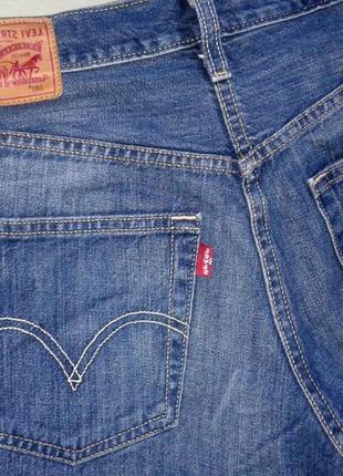 Шорти levis з необробленим краєм,обрізка фабрична.4 фото