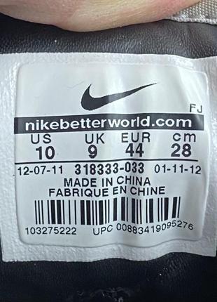 Nike кеды мокасины 44 размер кожаные чёрные оригинал2 фото