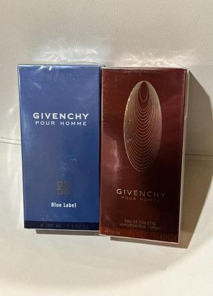 Комплект из двух флаконов туалетная вода в стиле  givenchy pour homme