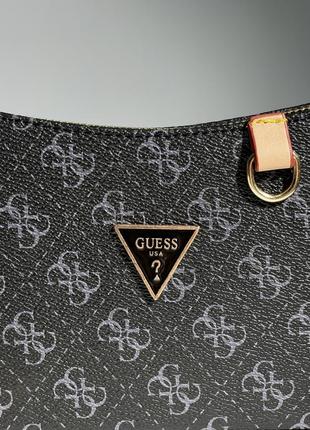 Сумка guess mini bag black/blue5 фото