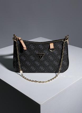 Сумка guess mini bag black/blue4 фото