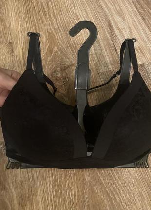 Шикарный, базовый, ажурный, бюстгальтер, без косточек, от дорогого бренда: french connection 👌