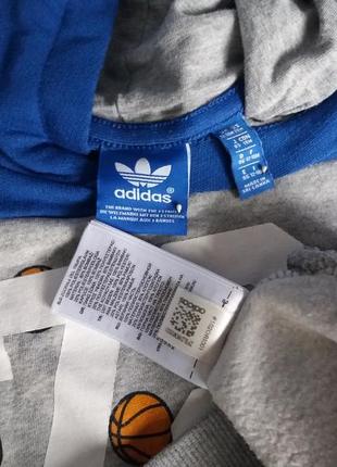 Adidas оригинал утепленная кофта, худи, кенгуру с капюшоном  12-18 месяцев4 фото