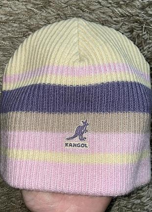 Шапка kangol 4 colours rib pull on, оригінал, one size unisex6 фото