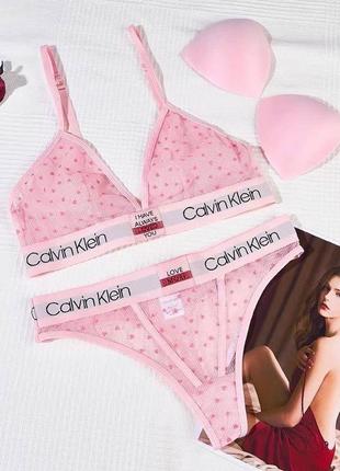 Комплект белья calvin klein love more