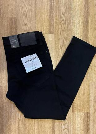 Новые мужские черные базовые джинсы liam 12109952 skinny fit7 фото