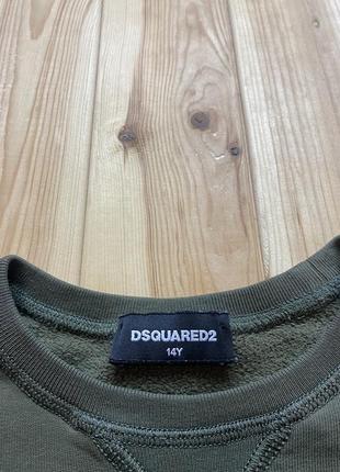 Свитшот dsquared2 14y из новых коллекций с большим логотипом3 фото