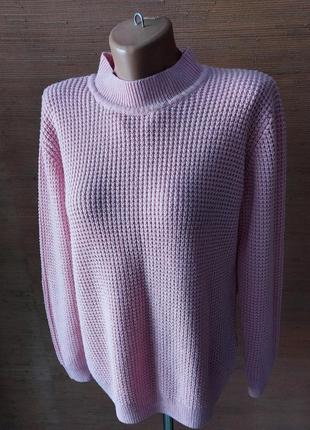 🩷🌻💜 красивый розовый свитер