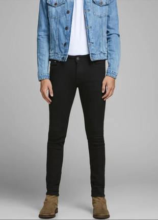 Новые мужские черные базовые джинсы liam 12109952 skinny fit