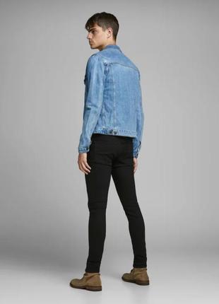 Новые мужские черные базовые джинсы liam 12109952 skinny fit3 фото