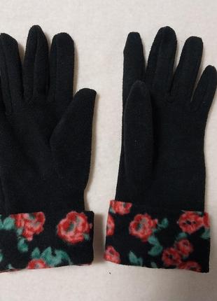 Брендові флісові рукавички george1 фото