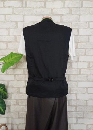 Новая базовая мужская жилетка со 100%шерсти и хлопка в сером цвете, размер м-ка2 фото