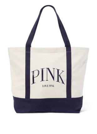 Якісна стильна сумка шопер victoria’s secret pink спортивна пляжна4 фото