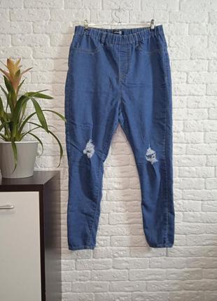 Фирменные стрейчевые джеггинсы джинсы