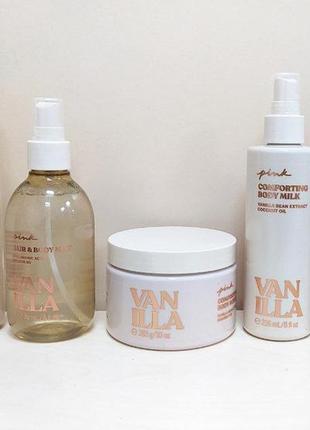 Набор body care vanilla от victoria’s secret pink10 фото