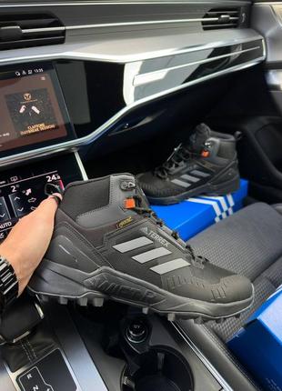 Высокие зимние мужские кроссовки с мехом в стиле adidas terrrex 🆕 зимние ботинки адидас10 фото