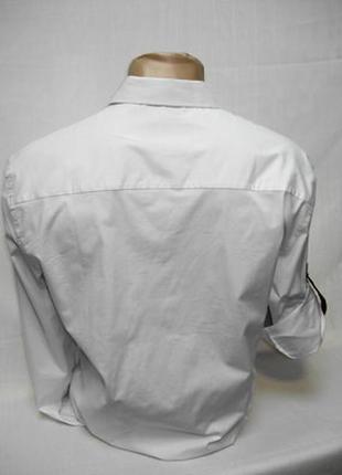 Рубашка мужская sa men белая с бордовой обработкой xl3 фото