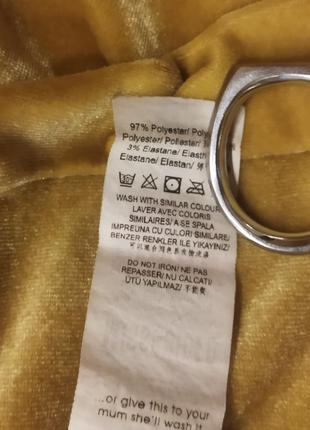 Красивые. эффектные брюки палаццо. трикотаж. велюр.высокая посадка. цвет охра.