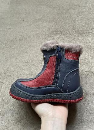 Новые детские ботинки зимние натуральная кожа4 фото