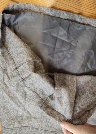 Теплая юбка из шерсти 2xl-4xl   в новом состоянии7 фото